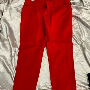 Old Navy Pixe Red Petite Pants